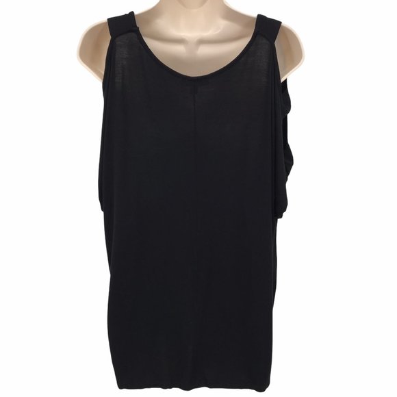 Lane Bryant Strap Cold Shoulder Blouse 14/16 - Picture 3 of 8